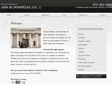 Tablet Screenshot of pompeliolaw.com
